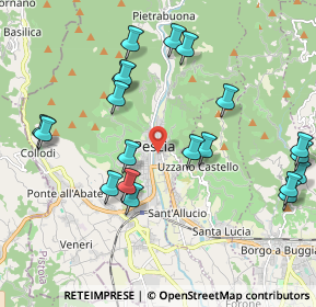 Mappa Via Vittorio Veneto, 51017 Pescia PT, Italia (2.2815)