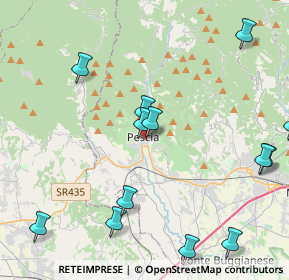 Mappa Via Vittorio Veneto, 51017 Pescia PT, Italia (5.25)