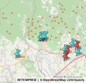 Mappa Via Vittorio Veneto, 51017 Pescia PT, Italia (4.12364)