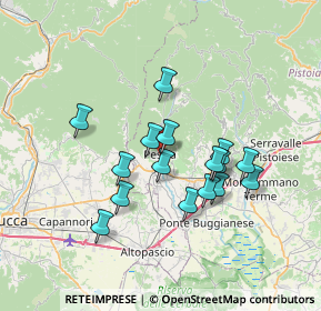 Mappa Via Vittorio Veneto, 51017 Pescia PT, Italia (6.12563)