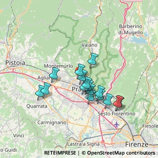 Mappa Via Arnaldo Brioni, 59100 Prato PO, Italia (6.0575)