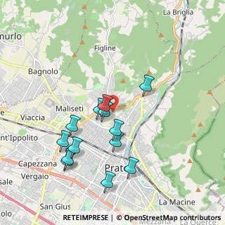 Mappa Via Arnaldo Brioni, 59100 Prato PO, Italia (1.89)