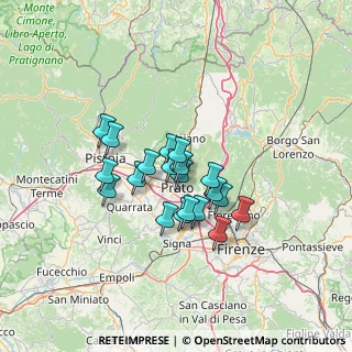 Mappa Via Arnaldo Brioni, 59100 Prato PO, Italia (9.8825)