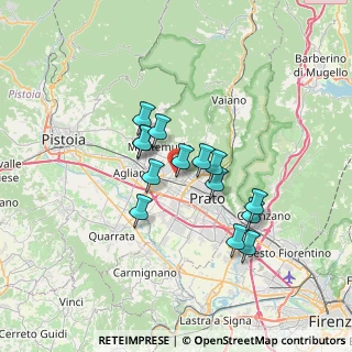 Mappa Via Pastrengo, 59100 Prato PO, Italia (5.46571)