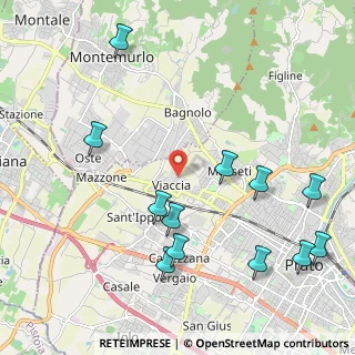 Mappa Via Pastrengo, 59100 Prato PO, Italia (2.56583)