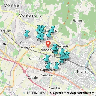 Mappa Via Pastrengo, 59100 Prato PO, Italia (1.46526)