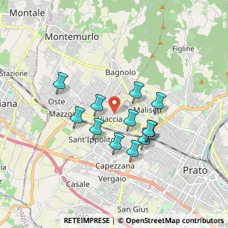 Mappa Via Pastrengo, 59100 Prato PO, Italia (1.50167)