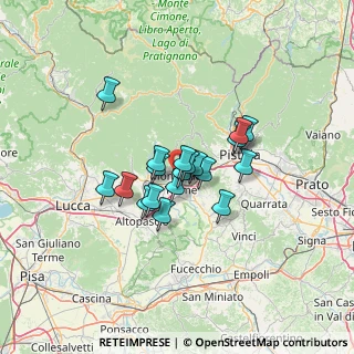 Mappa Via Mascagni, 51016 Montecatini Terme PT, Italia (9.15)