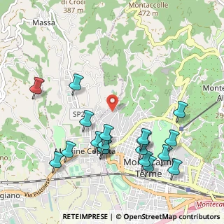 Mappa Via Mascagni, 51016 Montecatini Terme PT, Italia (1.16842)