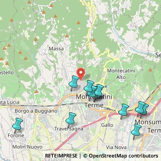 Mappa Via Mascagni, 51016 Montecatini Terme PT, Italia (2.465)