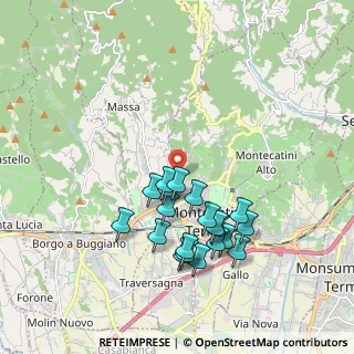 Mappa Via Mascagni, 51016 Montecatini Terme PT, Italia (1.815)