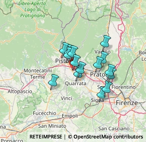 Mappa Via Fernando Santi, 51100 Pistoia PT, Italia (9.892)