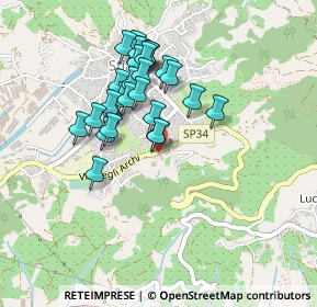 Mappa Via degli Archi, 55054 Massarosa LU, Italia (0.38929)