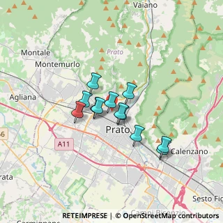 Mappa Via Filippo Corridoni, 59100 Prato PO, Italia (2.39333)