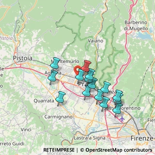 Mappa Via Castagnevizza, 59100 Prato PO, Italia (6.496)