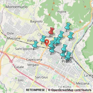 Mappa Via Castagnevizza, 59100 Prato PO, Italia (1.41714)