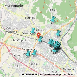 Mappa Via Castagnevizza, 59100 Prato PO, Italia (2.121)