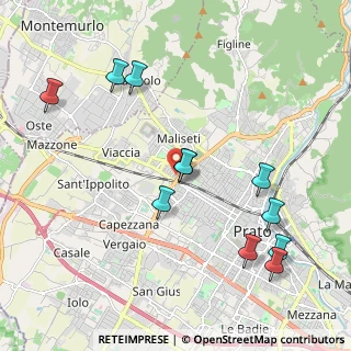 Mappa Via Castagnevizza, 59100 Prato PO, Italia (2.26636)