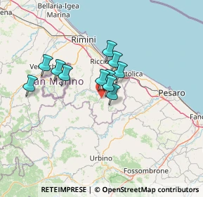 Mappa Via Serra di Sotto, 47834 Montefiore Conca RN, Italia (9.75818)