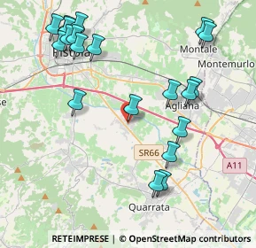 Mappa Via Giovanni da Verrazzano, 51100 Pistoia PT, Italia (4.8585)