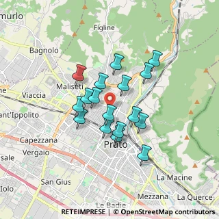 Mappa Via Francesco Baracca, 59100 Prato PO, Italia (1.36647)