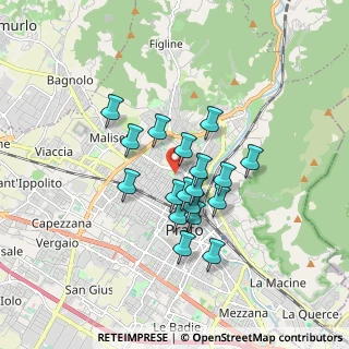Mappa Via Francesco Baracca, 59100 Prato PO, Italia (1.35)