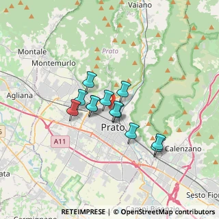 Mappa Via Francesco Baracca, 59100 Prato PO, Italia (2.43583)
