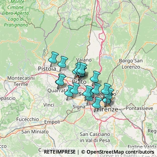 Mappa Via Francesco Baracca, 59100 Prato PO, Italia (9.7)