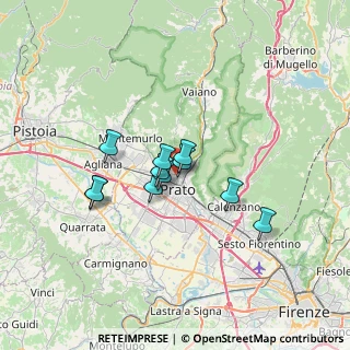Mappa Via Francesco Baracca, 59100 Prato PO, Italia (4.92455)