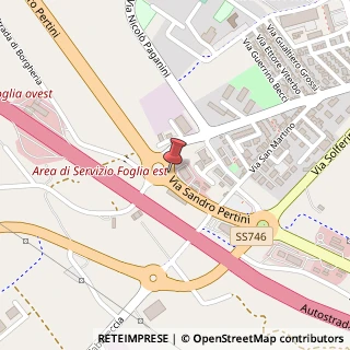 Mappa Via Sandro Pertini, 22, 61122 Pesaro, Pesaro e Urbino (Marche)
