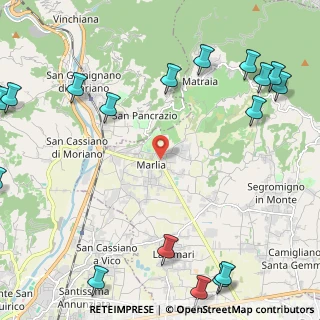 Mappa Via del Monumento, 55012 Capannori LU, Italia (3.6575)