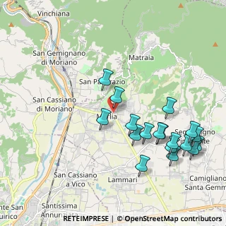 Mappa Via del Monumento, 55012 Capannori LU, Italia (2.26667)