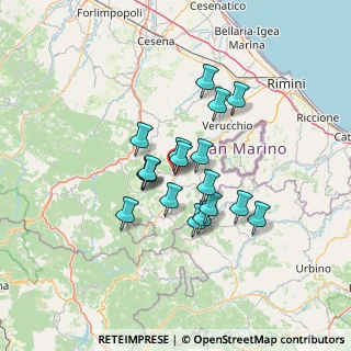 Mappa Via IV Novembre, 47863 Novafeltria RN, Italia (10.365)