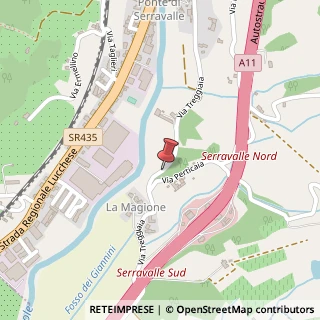 Mappa Via treggiaia 10, 51030 Serravalle Pistoiese, Pistoia (Toscana)