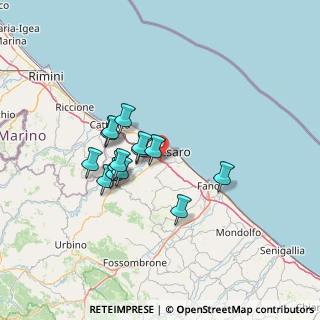 Mappa 61122 Pesaro PU, Italia (11.205)