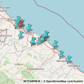 Mappa 61122 Pesaro PU, Italia (14.64933)