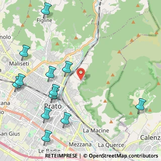 Mappa Via di Carteano, 59100 Prato PO, Italia (2.89333)
