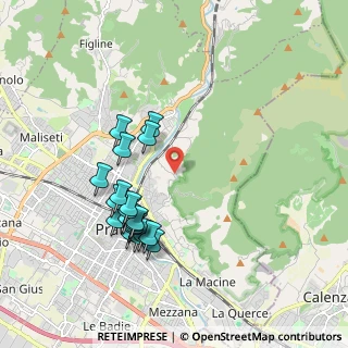 Mappa Via di Carteano, 59100 Prato PO, Italia (1.9095)