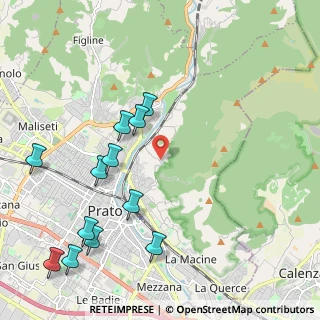 Mappa Via di Carteano, 59100 Prato PO, Italia (2.52917)