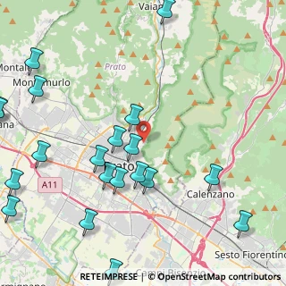 Mappa Via di Carteano, 59100 Prato PO, Italia (5.894)