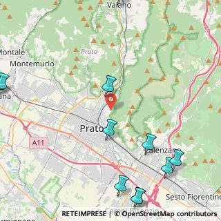 Mappa Via di Carteano, 59100 Prato PO, Italia (6.52455)
