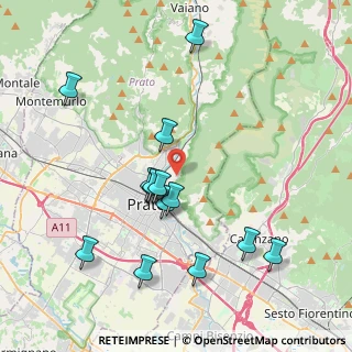 Mappa Via di Carteano, 59100 Prato PO, Italia (4.06857)