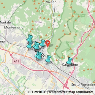 Mappa Via di Carteano, 59100 Prato PO, Italia (3.30417)