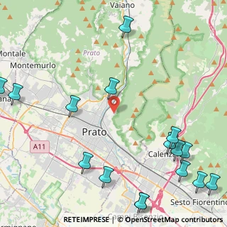 Mappa Via di Carteano, 59100 Prato PO, Italia (6.5075)