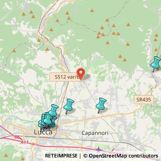 Mappa Via di Marlia, 55014 Capannori LU, Italia (6.25818)