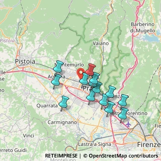Mappa Via Montesanto, 59100 Prato PO, Italia (6.38643)
