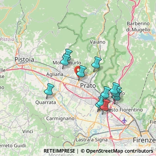 Mappa Via Montesanto, 59100 Prato PO, Italia (7.14)