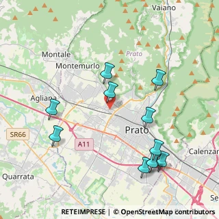 Mappa Via Montesanto, 59100 Prato PO, Italia (4.58182)