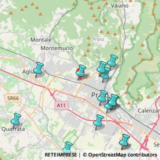 Mappa Via Montesanto, 59100 Prato PO, Italia (5.20571)
