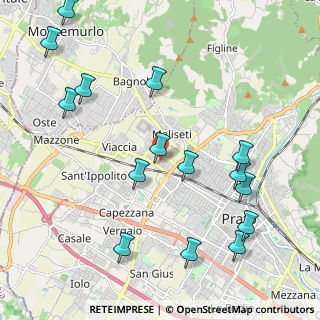 Mappa Via Montesanto, 59100 Prato PO, Italia (2.53)